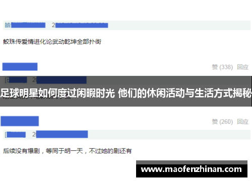 足球明星如何度过闲暇时光 他们的休闲活动与生活方式揭秘